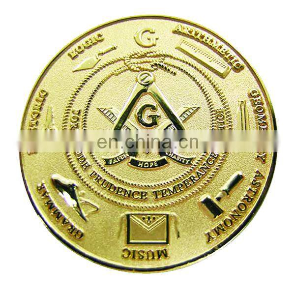 Alloy made soft enamel color challenge coin manufacturer