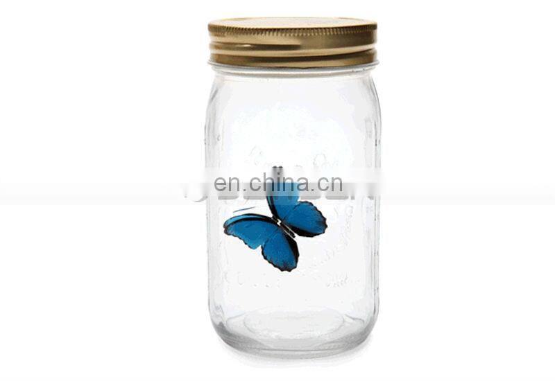 Artificial Wings Fluttering Butterfly Jar