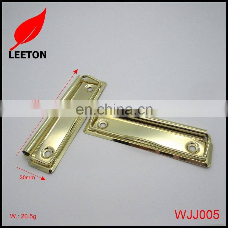 Factory supply stationery accessories 100mm gold metal board clip