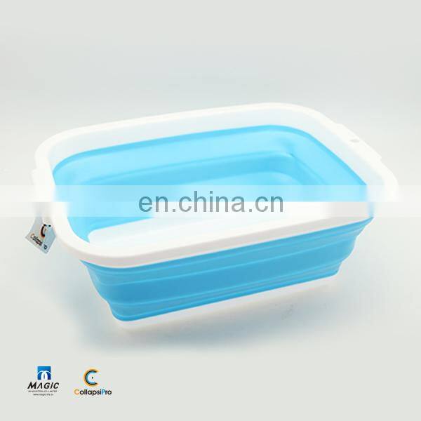 2018 Large Storage Collapsible Kitchen Multi-Use Dish Storage Tray