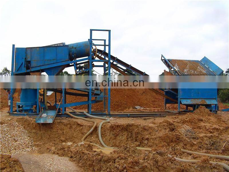 Heavy Duty Gold Mining Plant Equipment with Artificial Grass Carpet