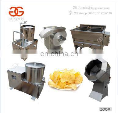 Gelgoog Factory Supply Full Automatic Potato Chips Frying Making Production Line Equipment French Fries Machine Price