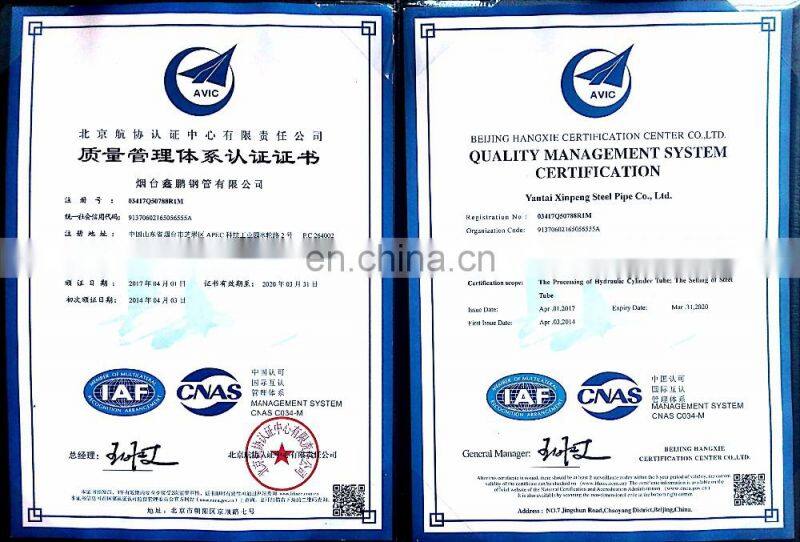 JIS standard STKM11A Cold Rolled Honed Steel Tube