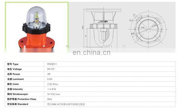 LED Liftboat, liftraft pendant lights