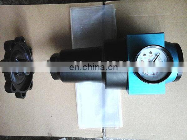 GOGO ATCPneumatic high pressure regulator inlet port thread 3/8 inch BSP air treatment units QTYH-10 0~35bar with pressure gauge