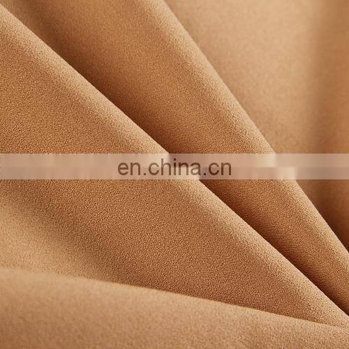 100D high quality polyester stretch crepe fabric for dresses