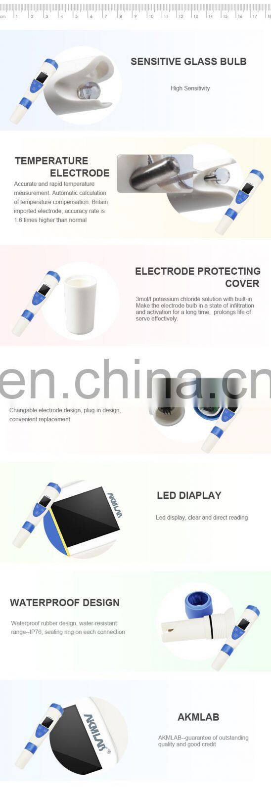 AKM LAB Manufacturer High Precision Digital LCD PH Meter