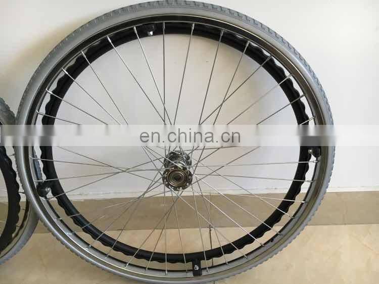 24 inch wheelchair wheels  8 inch castor from factory sales in 2020
