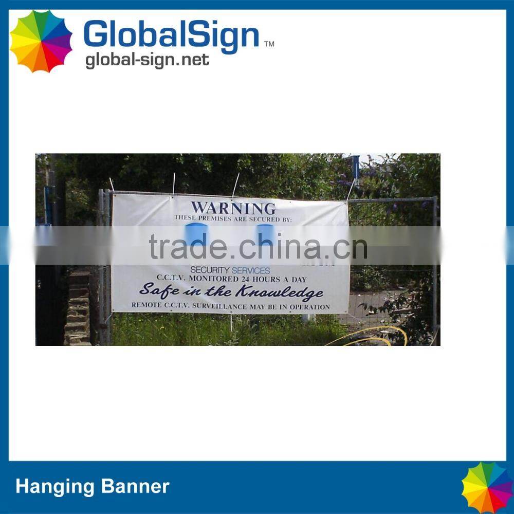Good Quality Outdoor Pole Sign Hanging Banner For Commercial Advertisment