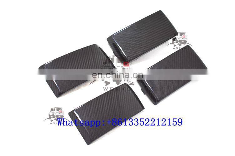 G class w464 G63 G500 eurocar style front bumper rear bumper cover for G wagon w463A G500 G63 dry carbon fiber bumper cover