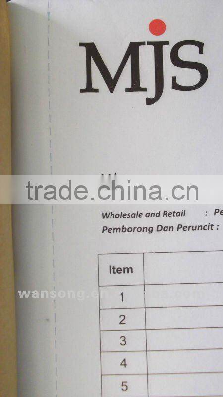 Duplicate or triplicate receipt note book