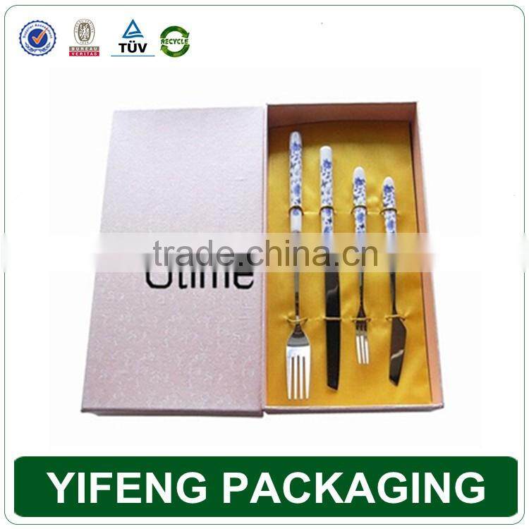 Wholesale Fancy high quality cutlery paper box set