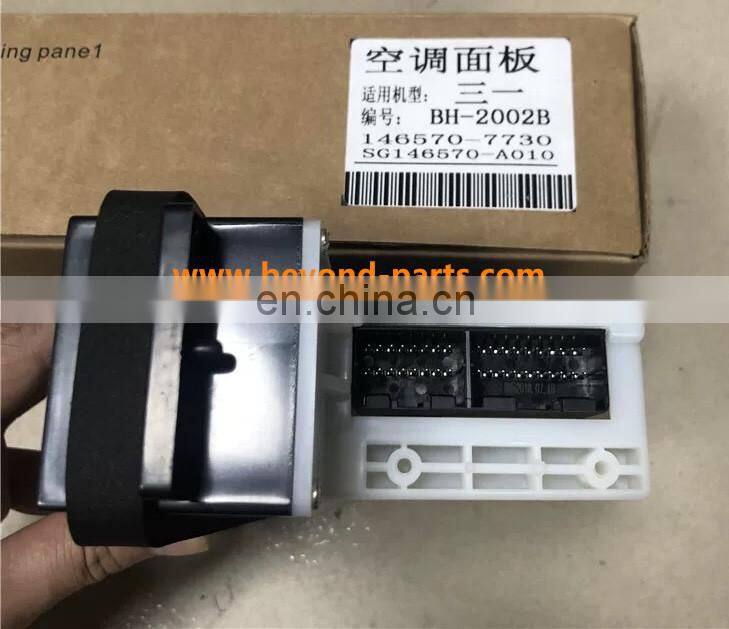 237040-0021 SY XCMC210 215 excavator air conditioner panel