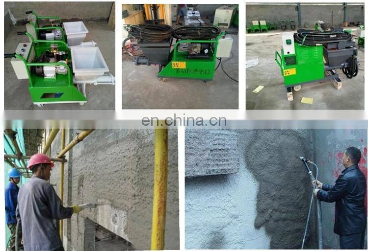 High Quality Cement Mortar Spraying Machine Plastering Machine Price