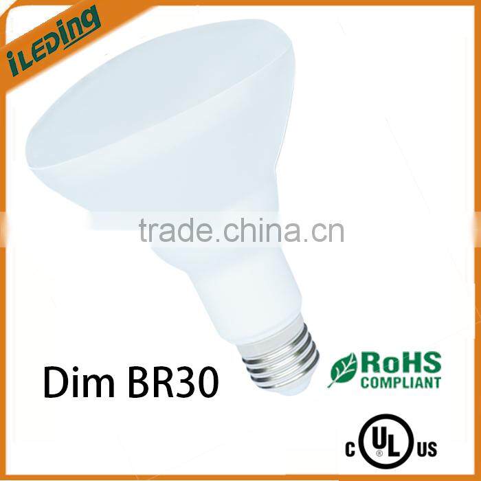 60W Replacement 9W650lm ETL Dimmable BR30 LED