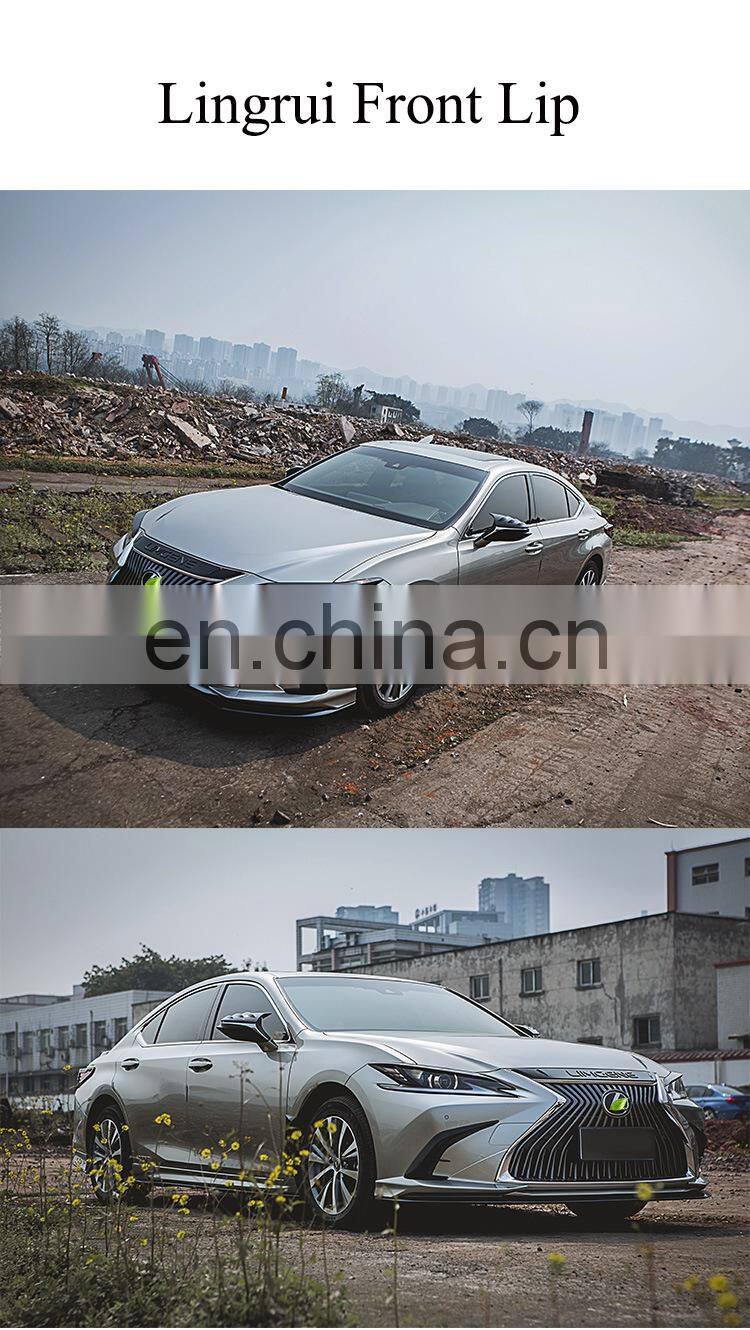 Runde New Arrival For 18-21 Lexus ES large Body Kit Front Bumper Rear Bumper Side Skirt Fog Lamp Frame Rearview Mirror Shell