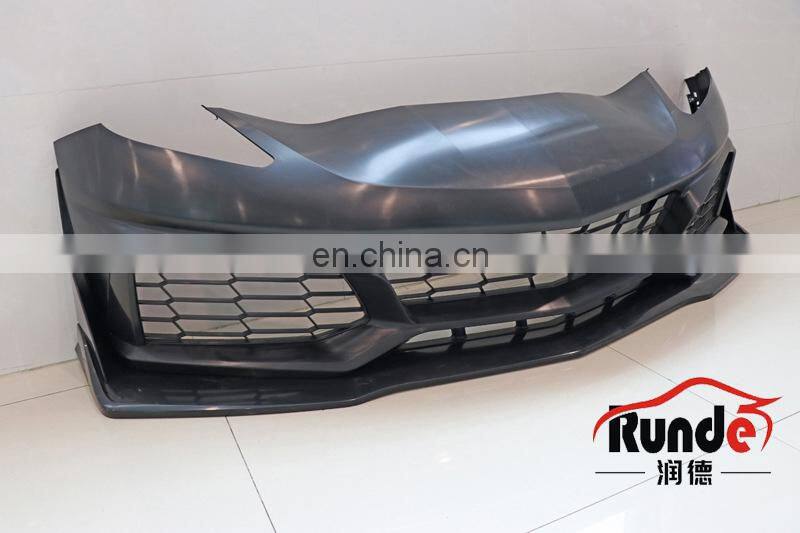 Runde Car Modification PP Material bodykit front bumper Upgrade For 2014+ Chevrolet Corvette ZR1 Bodykit Front Bumper