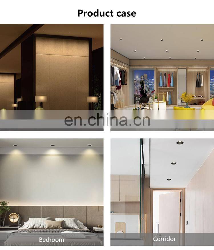 Factory Direct Supply Fixed Angle Small Down Light Hotel Residential 5W Led Mini Spotlight