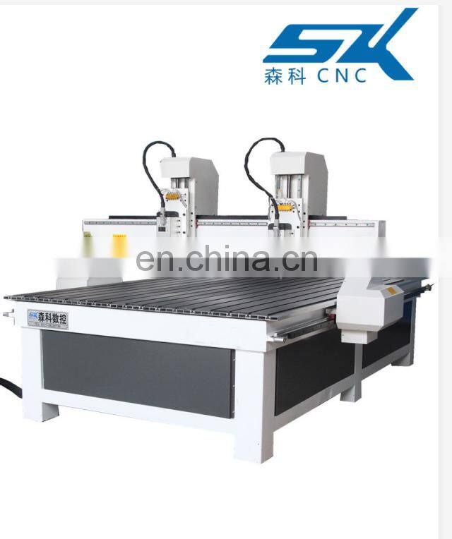 2 heads 4 head and 8 head cnc router carving Wood PVC Acrylic MDF sofa table furniture legs SKW-1325