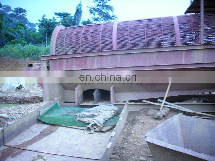 Mobile screw diamond trommel screening plant 75 t/h popular in Ghana Australia Bolivia Brazil