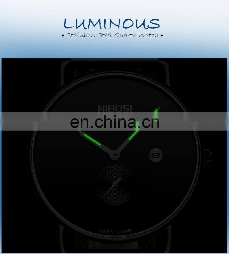 NIBOSI Brand Luxury Lover Watch Pair Waterproof Men Women Couple Watch Quartz Wristwatch Male Female Bracelet Relogio Masculino