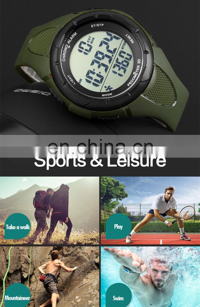 skmei 1108 new products modern design sport jam tangan watch pedometer