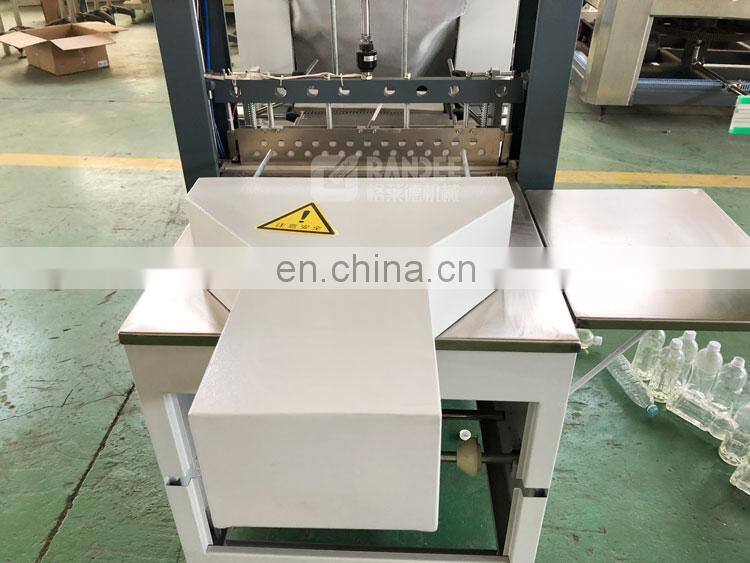 Shrink Tunnel Machine Price Small Semi Automatic PE film Beverage Bottle Wrapping Packing Machine