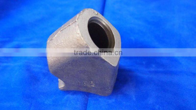 Parts For Rotary Drilling Rig / Toolholders Round Shank Block Cutting Tool Holder Toolholder For Tungsten Carbide Bit
