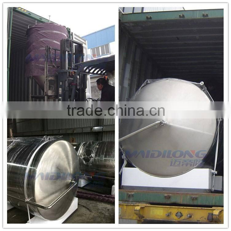 Craft beer mirror polishing stainless beer fermenter tank