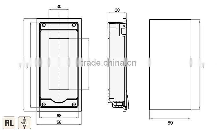 Cheap wholesale ROHS zinc Plated Plane lock