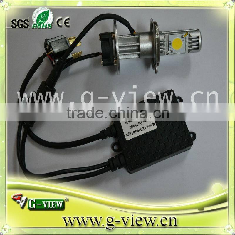 High brightnessled led headlight for car H4 H7 H8 H9 H10 H11 9005 9006 creechips color 6000K/headlight with 1800lm 12-24V