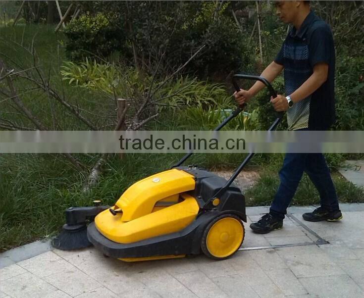 hand push road sweeping machine