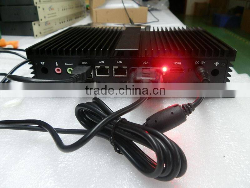 Detaik DBOX258 Fanless Mini PC / 6 COM + 4 USB2.0 + 1 VGA / Dual LAN Ports