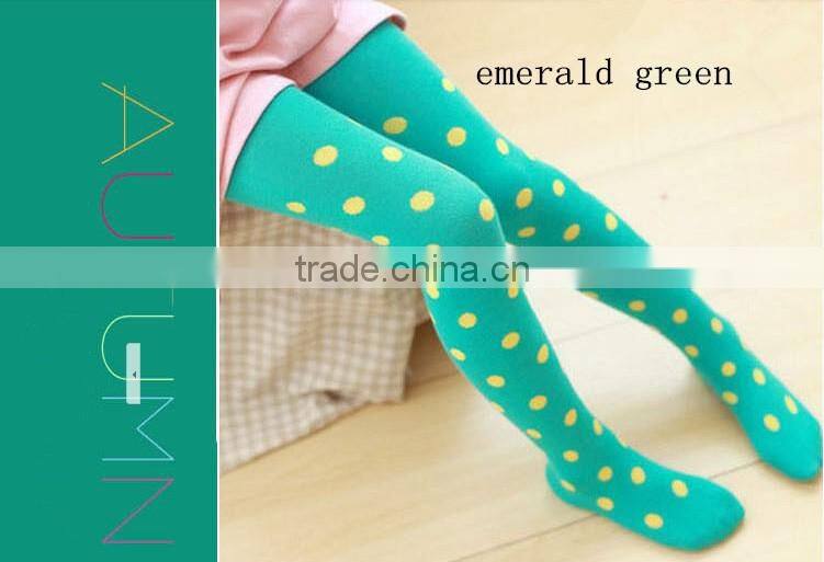 Girl candy color panty hose baby girl elastic leggings for spring & autumn wear