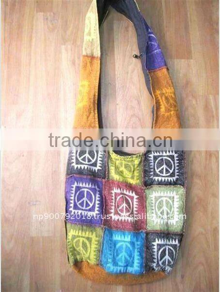 Nepal Stone Wash Cotton Handbag