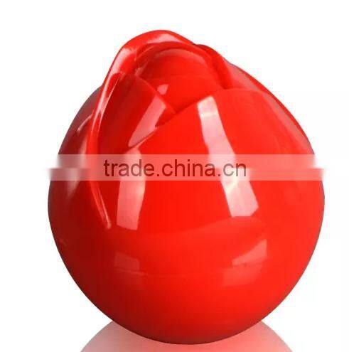 New design rose shape lipgloss lipbalm for girls