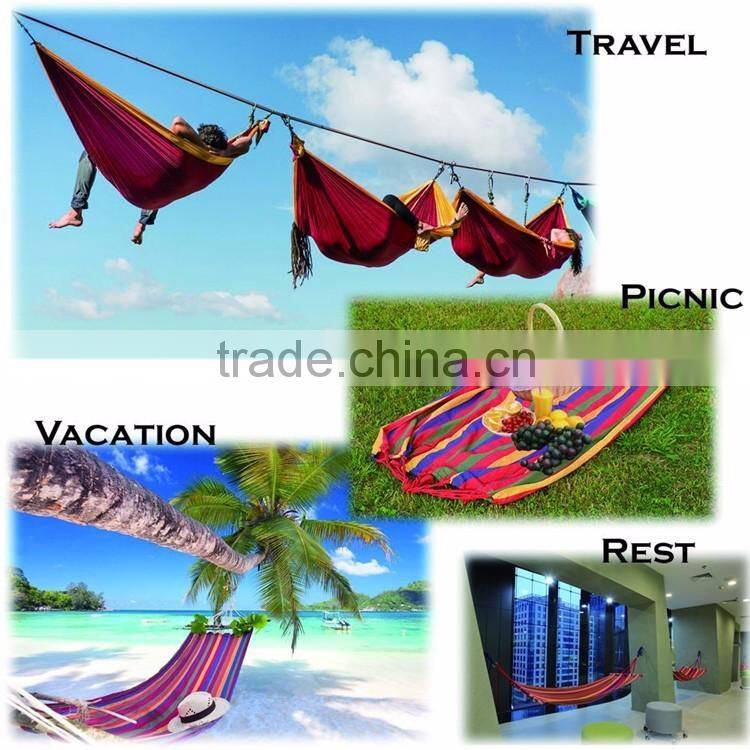 Cheap Outdoor Folding Hammock Chair Hanging Swing Lounge Canvas Hammock Camping