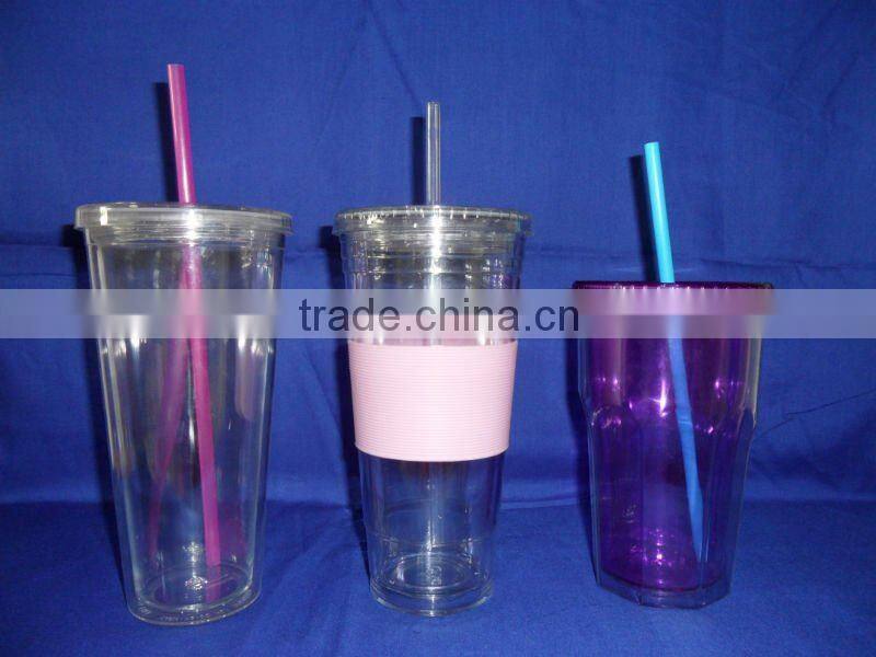 Double wall straw cup - 16OZ/21OZ
