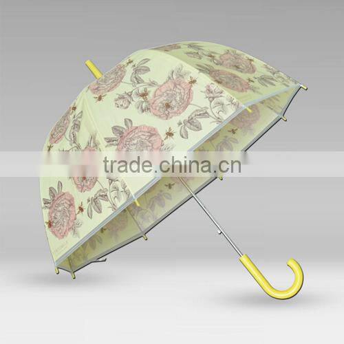 23inch straight apollo POE transparent parasol umbrella