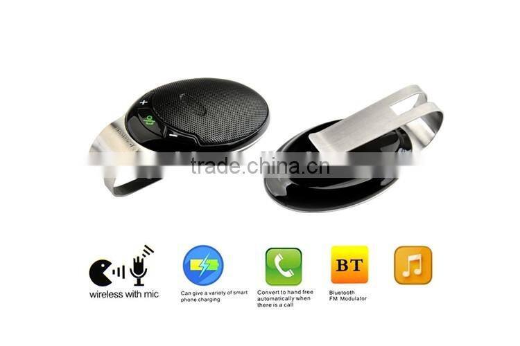 Bluetooth Car kit built in Speaker for Cell Phone Handsfree