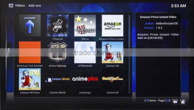 Z4 RK3368 TV Box Octa Cora Smart box TV with Z4 2GB 16GB storage Android 5.1 4K Media Player Lollipop Kodi 15.1