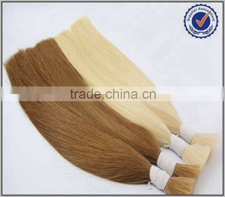 Wholesale top quality double drawn hair extensions 100% virgin human hair brazilian hair bulk