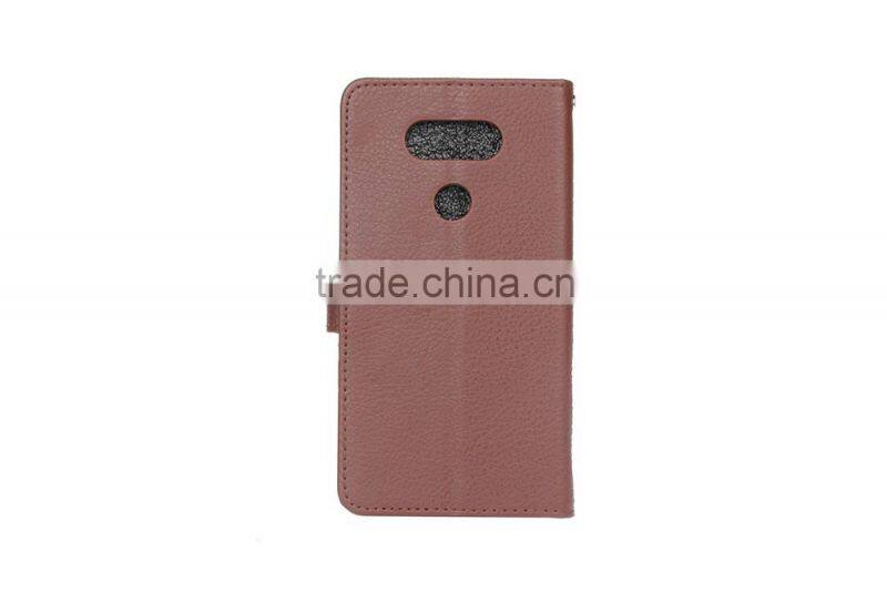 MMT Fashion Litchi Grain PU Leather Flip Case for LG G5 with Frame Card Slot Wallet Leather Case MT-5662