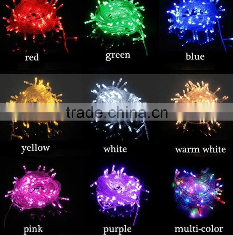 110V 220V Colorful Christmas Led Lighting 10m 100 leds for Holiday/Party/Wedding/Decoration Blue/Green/White/Red/RGB/Yellow/Purp