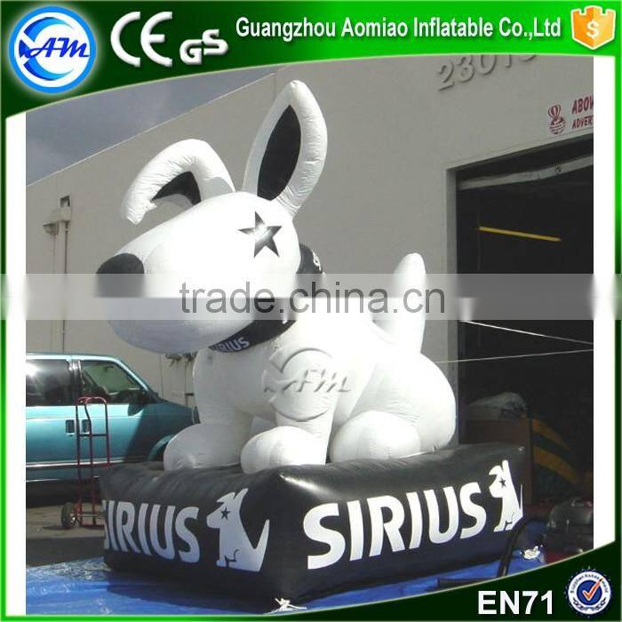 Cheap factory price inflatable dog decoration giant inflatable dog