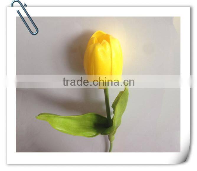 Decoration artificial flower wholesale PU tulip artificial bouquet