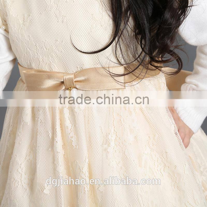 Wholesale best-selling short sleeve embroidery lace clothes girls fancy dress