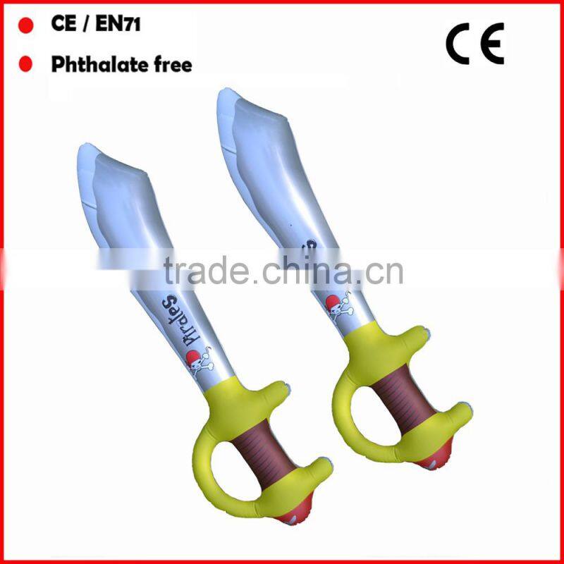 factory direct sale inflatable swords and inflatable shield for kids No toxic