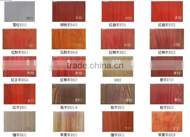 woodgrain PVC membrane foil