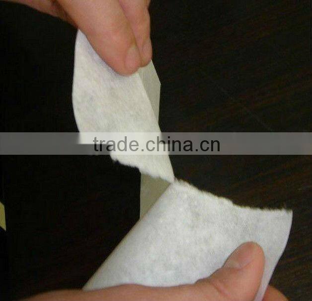 100% recycle cotton tearaway embroidery backing machine
